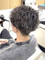 マキシム ナカイ(MAXIM NAKAI)&nbsp;スパイラルパーマグレージュカラーメンズパーマダブルカラー