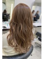 キャパ(CAPA)&nbsp;透明感ベージュカラー×韓国風レイヤー(茅ヶ崎/20代/ブリーチ)