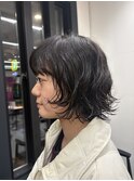 抜け感フレンチボブパーマ！