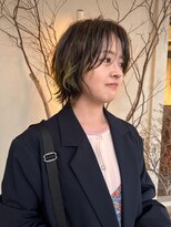 フランジェッタヘアー(Frangetta hair)&nbsp;ニュアンスウルフパーマ