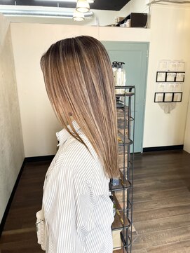ジェルム ヘアーワークス(germe hair works) ハイライトオンカラー
