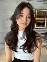 スクリーンギンザメゾン 銀座(SCREEN GINZA MAISON.) ミルクティーブロンド/ダークブルー/デジタルパーマ/銀座