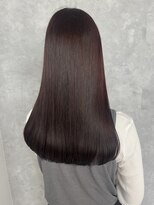 イル 天神西通り店(ill)&nbsp;髪質改善ストレート/艶カラー/ワインレッド/レッドブラウン