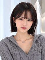 フォト 新宿三丁目(foto)&nbsp;髪質改善縮毛矯正地毛風ストレート切りっぱなしボブ
