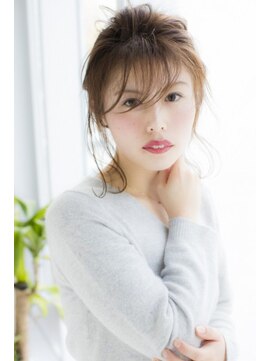 アジールヘア 池袋東口店(agir hair) ふんわりウェーブ♪アレンジ♪(池袋/池袋東口/池袋駅1分)