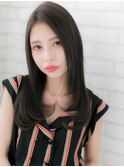 『ROMA』就活生 新社会人も◎大人かわいい黒髪 フェザーロング