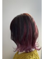 テト ヘアデザイン(tett hair design)&nbsp;ピンクインナーカラー