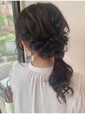 お呼ばれヘアセット