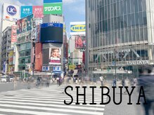 【超一等地】渋谷駅ハチ公口より徒歩2分！スクランブル交差点を渡ってMODIの前のビル6F[渋谷駅/men's/眉毛]