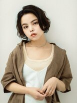 ヘアアンドスパ モーブ 世田谷(hair&SPA Mauve) 大人かわいい  ふんわり  ワンサイドショート ひし形シルエット