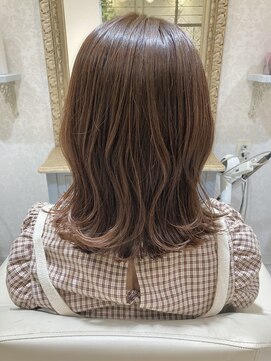 ラ ブランシュ 大宮(La Blanche) 大宮/ミニウルフ/テラコッタ/デジタルパーマ/くすみブルー/前髪