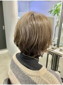 グレージュライトボブ