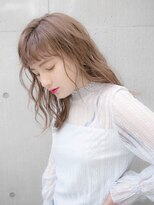 リリアン 表参道(relian) 上品ベージュ パーマ風ウェーブ