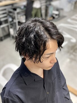 ジョニーメン 中野店(Johnny MEN) JohnnyMEN中野　波巻センターパートツイストスパイラルパーマ