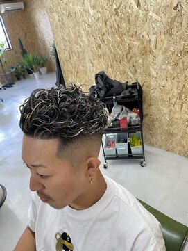 チョップ(CHOP) フェード×メッシュ×パーマ