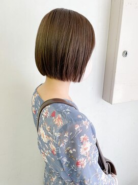 キャンバス バイ ネオリーブ 横浜西口(Canvas by neo.) ナチュラルボブ　ぱっつんボブ　ぷつっとボブ　切りっぱなしボブ