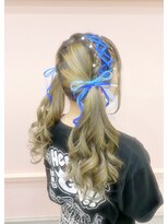 リアン(lien)&nbsp;レースアップ☆ツインテールアレンジ♪