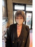 silver×blackでツートーン◎