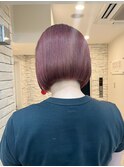 ミニボブとラベンダーピンク◎