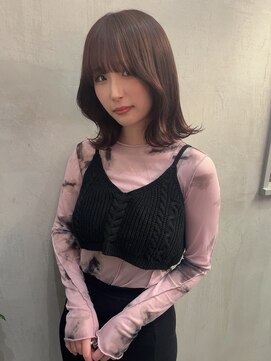 ロンドエニカ 大宮(Lond enika) 韓国風くびれレイヤー/ピンクブラウンカラー　大宮