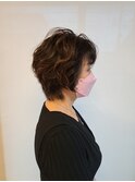 ショートボブ、髪質改善、白髪ぼかし、キッズカット、カット