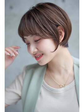 アッシュ 池袋店(Ash) 10代20代30代『骨格矯正ショートボブ』　＃池袋駅