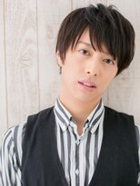 モッズヘアメン 名護大東店(mod's hair men)&nbsp;マットブラウンが優等生風な知的くせ毛メンズショートj名護大東