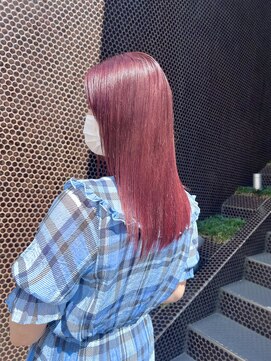 ピンクラベンダー/前髪カット/イメチェン/美髪