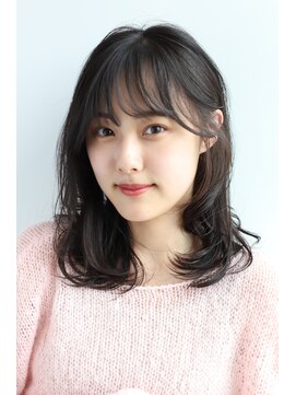 エクリ シセイドウ 麻布十番店(equri×SHISEIDO) ふんわりレイヤースタイル