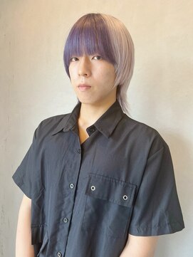 ロンドイディールバンダイ 新潟万代(Lond ideal) デザインカラー/レイヤーカット/韓国/ブリーチ/顔周り/新潟万代