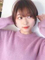 say. 前髪 ニュアンスカラー アースカラー ハイライト 表参道