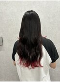 裾カラー×レッド