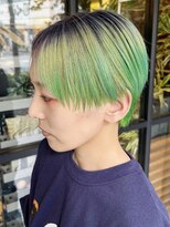 アイフィール アヴェダ 瑞江店(i feel AVEDA)&nbsp;【藤田】個性派ハイトーン×ハンサムショート