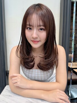 ミンクス 銀座店(MINX) ☆前髪イメチェンアンブレラカラーウェーブパーマこなれミディ