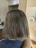 【ツヤ髪】白髪染めグレイカラーリタッチ
