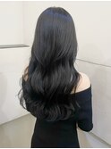 コリアンブラック色気韓国ヘアレイヤーカット【横浜】