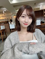 ガーデン 渋谷(GARDEN) くびレイヤー前髪ありイメチェンアンブレラカラーこなれミディ