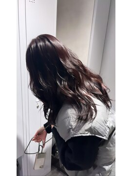 リアン バイ キートス(Lien by kiitos) ピンクブラウン/カシス/秋冬カラー/暖色/ブリーチなしカラー