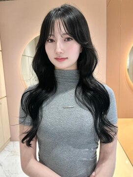 グロー オオミヤ アネックス 大宮(GLROW OMIYA ANNEX) フェミニンロング×韓国顔周りレイヤーカット髪質改善[大宮]