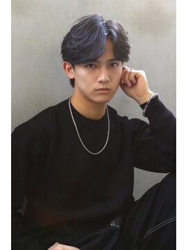 マルフェ 天王寺(marfe) 【marfe】メンズ＿センターパート＿マッシュ＿パーマ