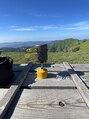 ヴィス ベリー店 天気の良い日は山に登ったりします！