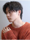 センターパート/ツイストスパイラルパーマ