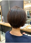 大人可愛いマッシュショート