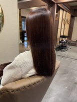 穀雨(Kokuu)&nbsp;ロング×ツヤ系ピンクカラー