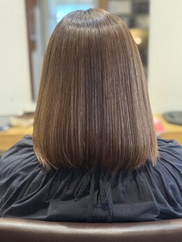 ツイスト(TWIST)の写真/酸性ストレートで髪のダメージを最小限に抑え、自然で柔らかな仕上がりに♪憧れのサラ艶髪を叶えます☆