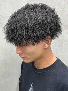 ダズルヘアーエイチ(DAZZLE hair H) シャドーパーマツイストスパイラルフェザー波巻きプードル