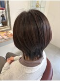 ショート/オーガニックカラー/丸みショート/30代/40代/50代