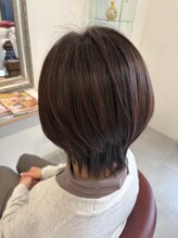 アトリエ ブーケ(atelier bouquet)&nbsp;ショート/オーガニックカラー/丸みショート/30代/40代/50代