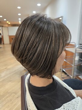 松本平太郎美容室 立川店 【立川 　ハイライト　ショートボブ　30代40代50代60代◎】