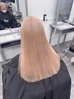 ペレ 栄店(PELE)&nbsp;デザインカラー/レイヤーカット/ウェットヘア/オリーブベージュ